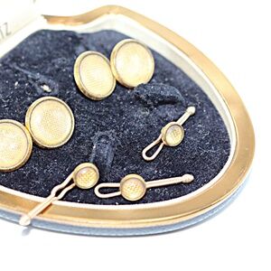 Art Deco cufflinks and Studs